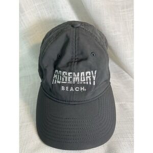Rosemary Beach Gray Adjustable Hat One Size Fits Most 30A